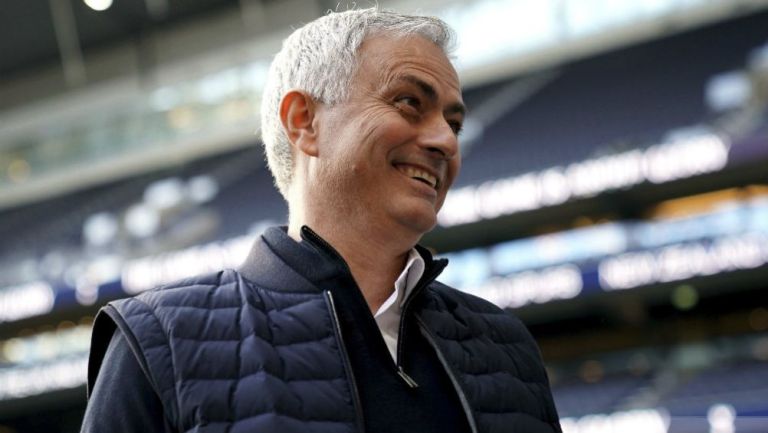 Mourinho, en un partido del Tottenham