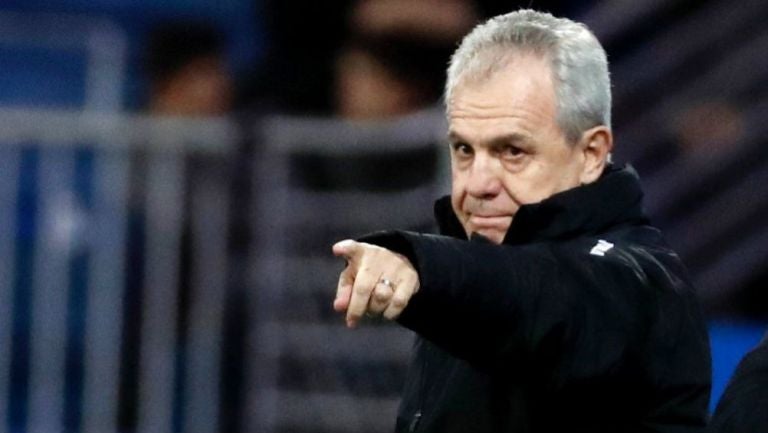 Javier Aguirre durante el partido entre Alavés y Leganés