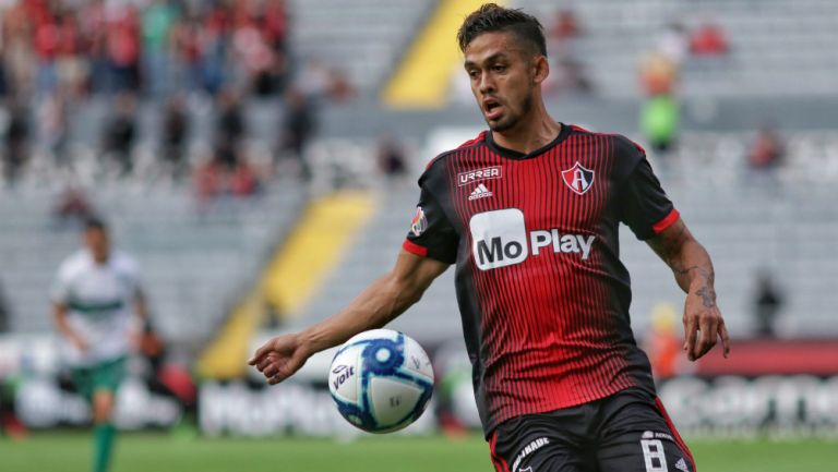 Andrés Andrade durante un partido del Atlas