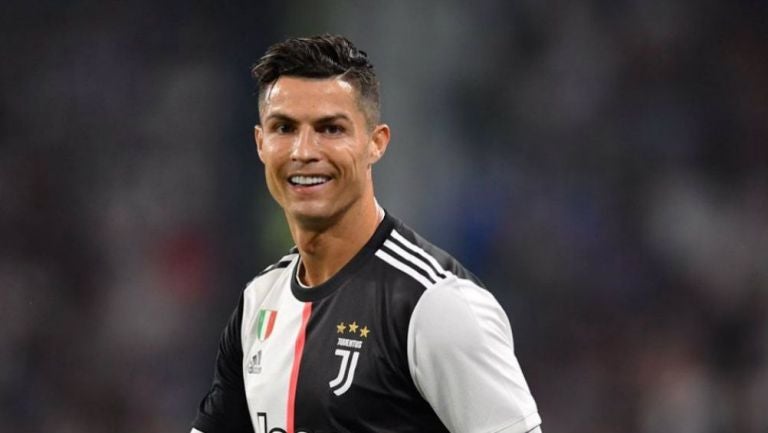 Cristiano, en un partido de la Juventus