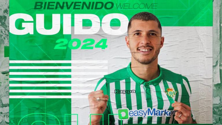 Real Betis presentó a Guido Rodríguez