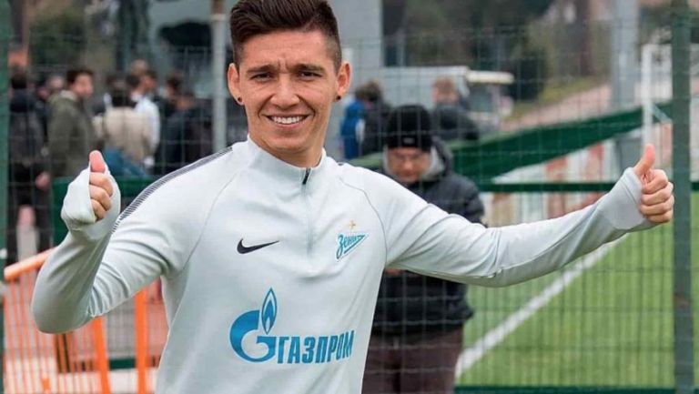 Matías Kranevitter jugando con el Zenit