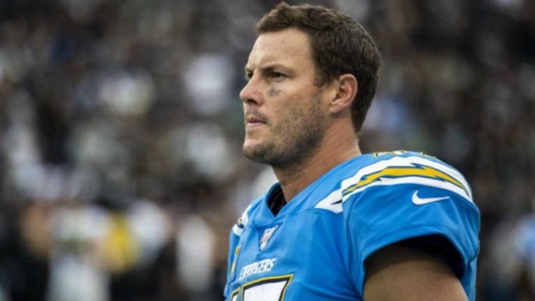 Philip Rivers en partido con los Chargers