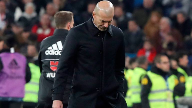 Zinedine Zidane lamenta la eliminación del Real Madrid