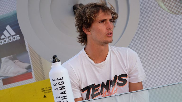 Zverev atiende a los medios de comunicación