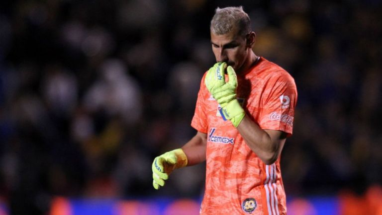 Guzmán, en un partido de Tigres