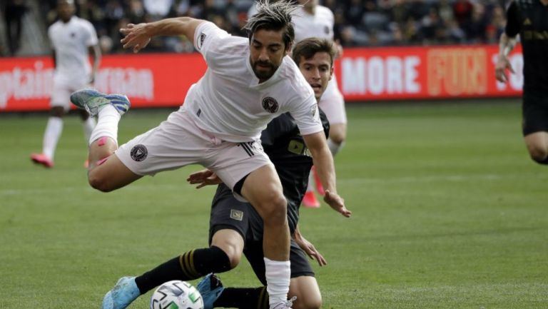 Rodolfo Pizarro en acción con Inter Miami