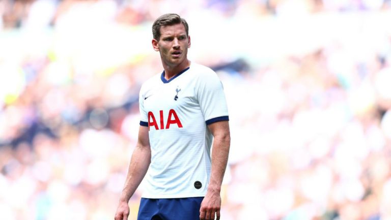 Jan Vertonghen durante un juego del Tottenham