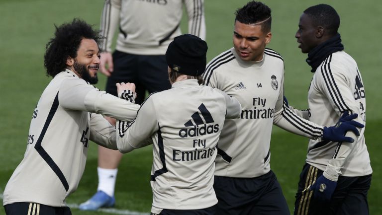 Real Madrid en entrenamiento