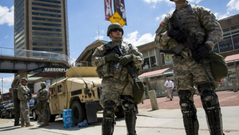 Guardia Nacional en calles de Estados Unidos