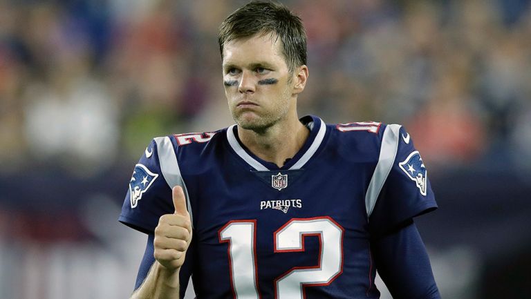 Tom Brady, durante un partido con New England Patriots