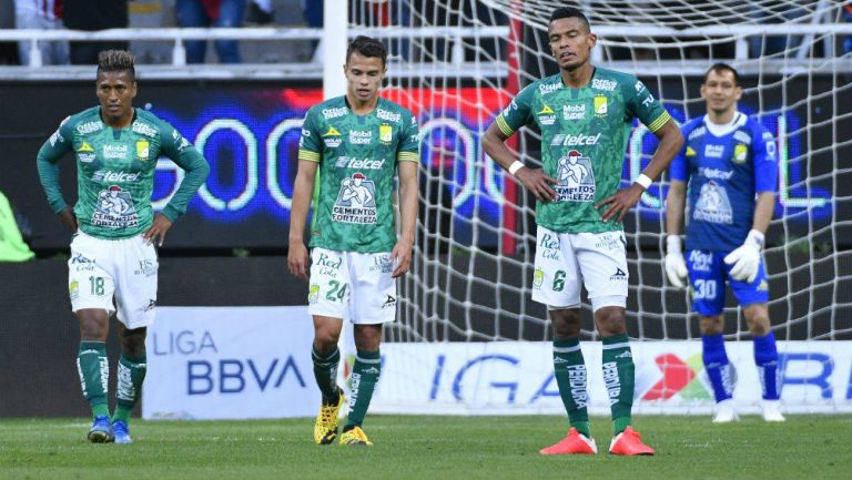 León en lamento de gol