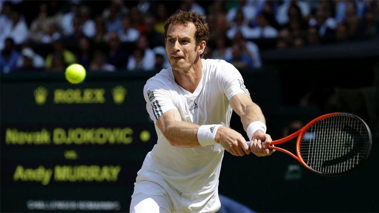 Andy Murray en partido de Grand Slam 