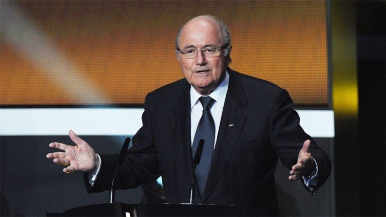 Joseph Blatter durante un evento de FIFA
