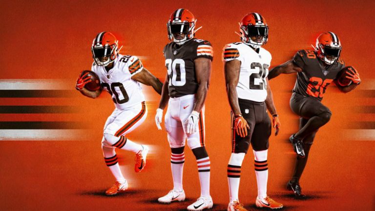 Browns presentó sus uniformes para la próxima temporada