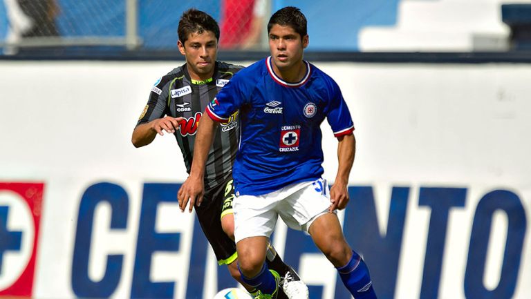 Martín Galván en partido con Cruz Azul Hidalgo