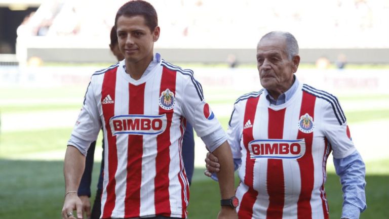 Javier 'Chicharito' Hernández y su abuelo Tomás Balcázar