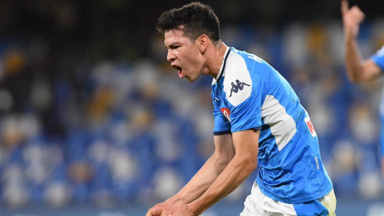 Chucky Lozano con Napoli