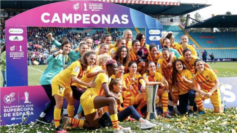 Barça femenil campeón por suspensión de campeonato 