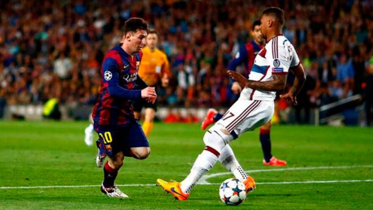 Jerome Boateng se burló de la vez que Messi lo mandó al césped