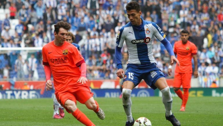 Héctor Moreno en su paso por el Espanyol