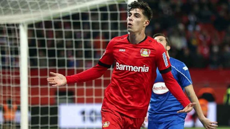 Havertz, celebrando un gol con el Bayern