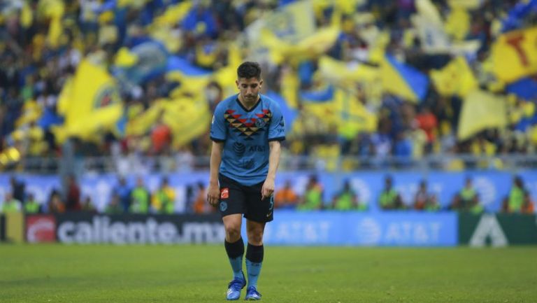 Santiago Cáseres en lamento con América