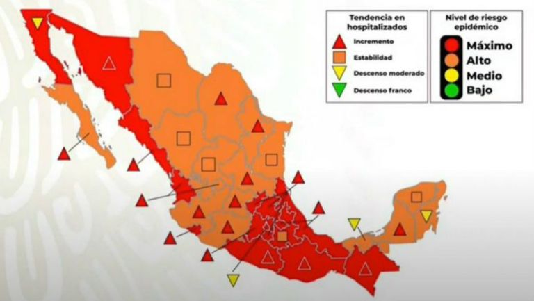 Coronavirus en México en la Semana 25 de contingencia