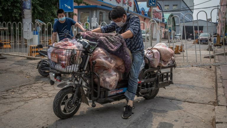 Coronavirus en mercado de Pekín