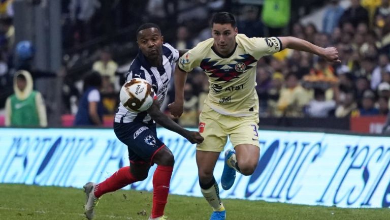 Jorge Sánchez durante la Final entre América y Rayados