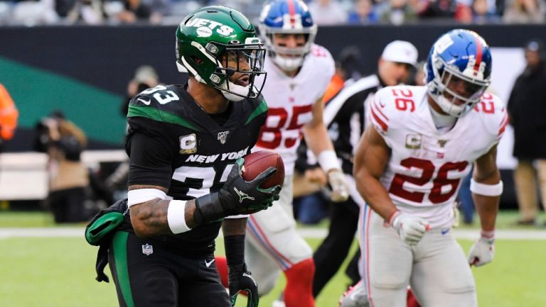 Jamal Adams durante un partido con los Jets de Nueva York