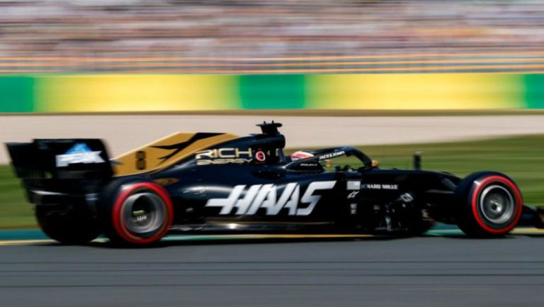 Piloto de Haas en acción