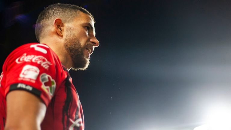 José Ignacio Rivero durante un partido con Xolos