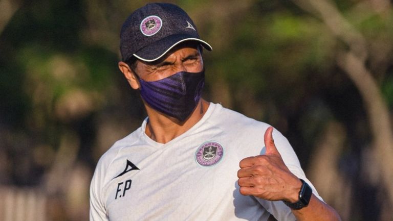 Palencia en entrenamiento con Mazatlán F.C