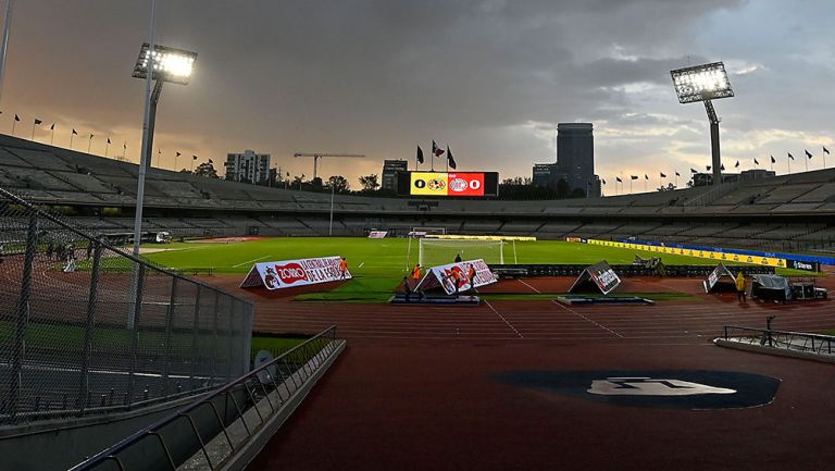 Estadio Olímpico Universitario, previo a un juego de la Copa por México