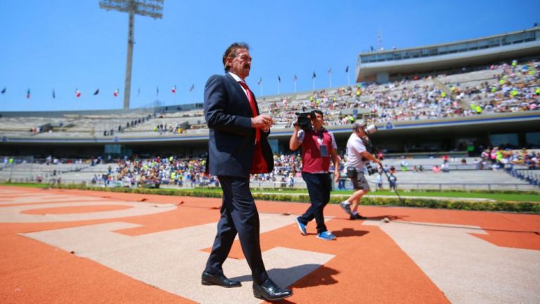 Ricardo La Volpe en Ciudad Universitaria