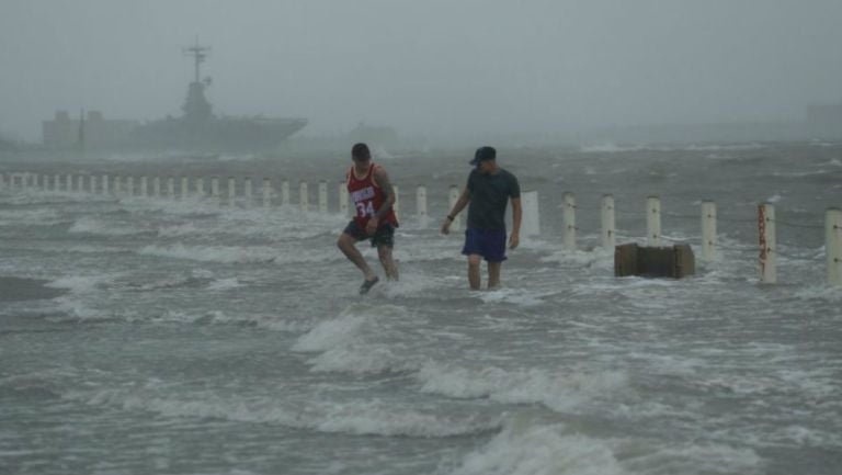 Huracán Hanna en Texas