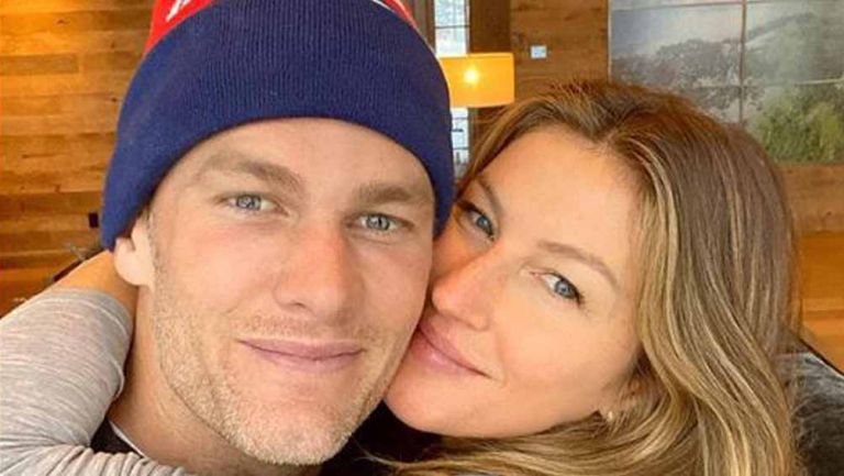 Gisele Bundchen abraza a Tom Brady