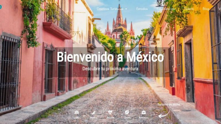 Portal turístico VisitMéxico