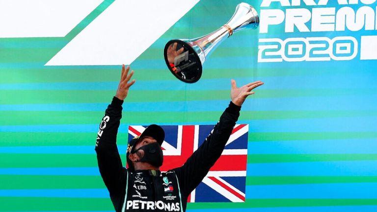 Lewis Hamilton se convirtió en el piloto con más podios en la historia de F1