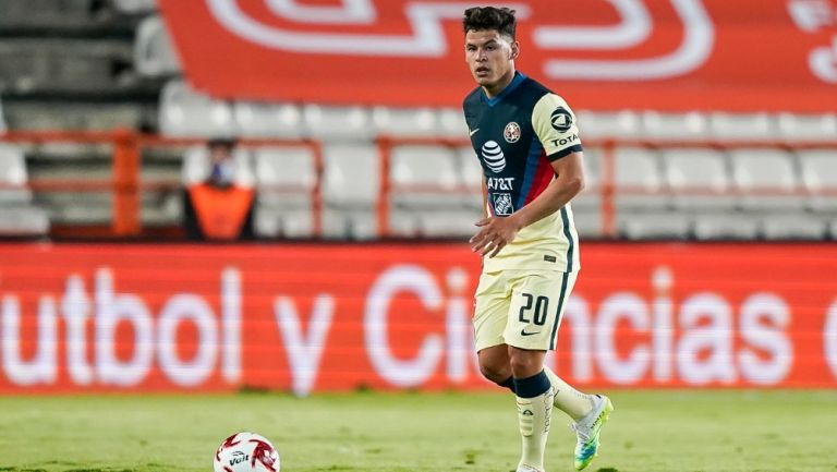 Richard Sánchez durante un partido con América