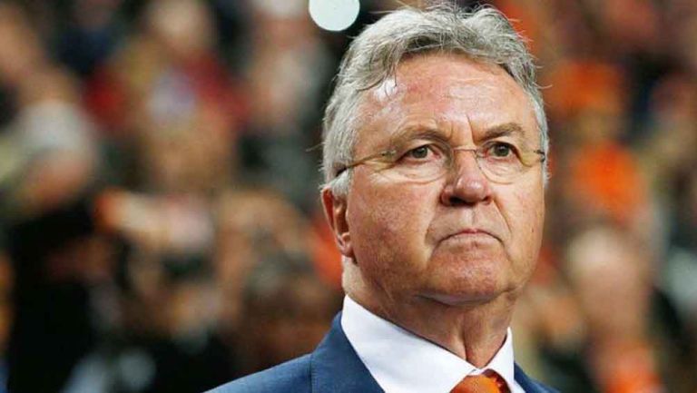 Guus Hiddink, en su etapa como entrenador de Holanda 