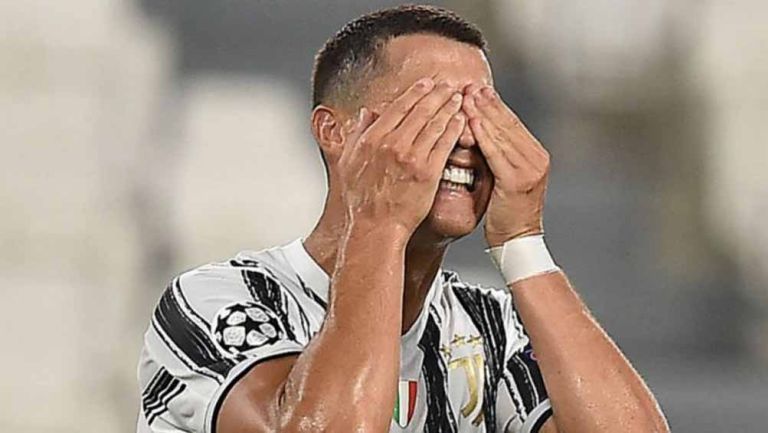 Cristiano Ronaldo en lamento con la Juventus 