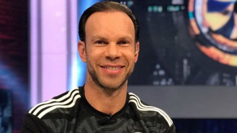 Zague, durante un programa de Tv Azteca