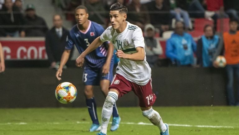 México durante su último partido ante Bermudas