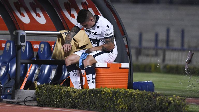 Juan Iturbe tras ir a la banca de Pumas