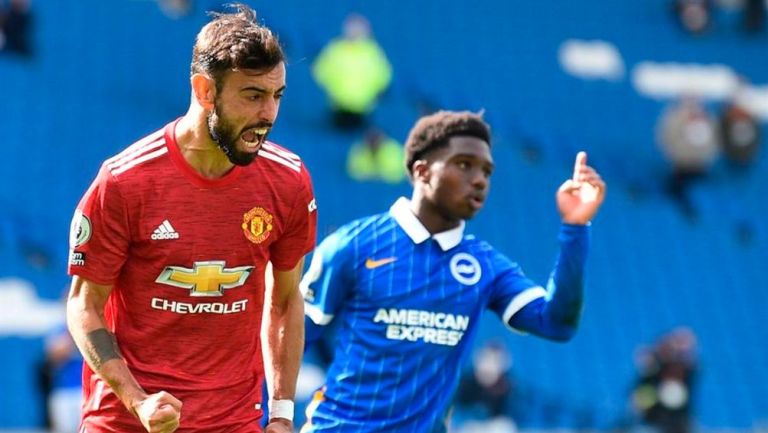 Premier League: Manchester United obtuvo sus primeros tres puntos ante un buen Brighton 