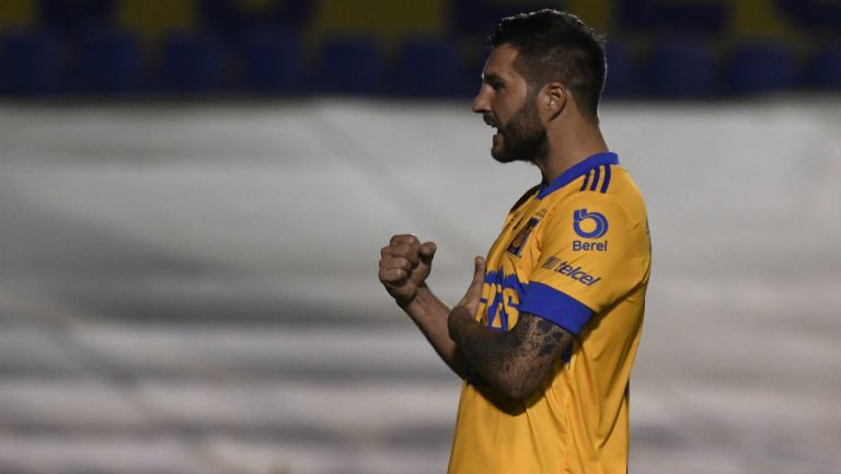 Gignac en partido con Tigres