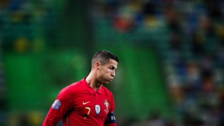 Cristiano Ronaldo en lamento ante España