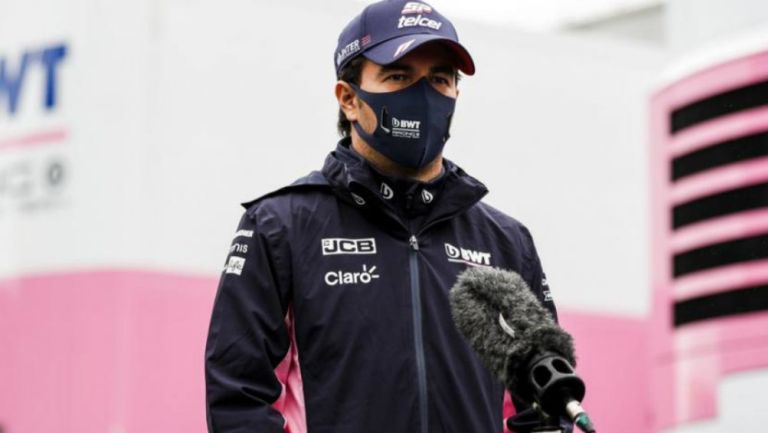 Checo Pérez previo a una carrera de F1